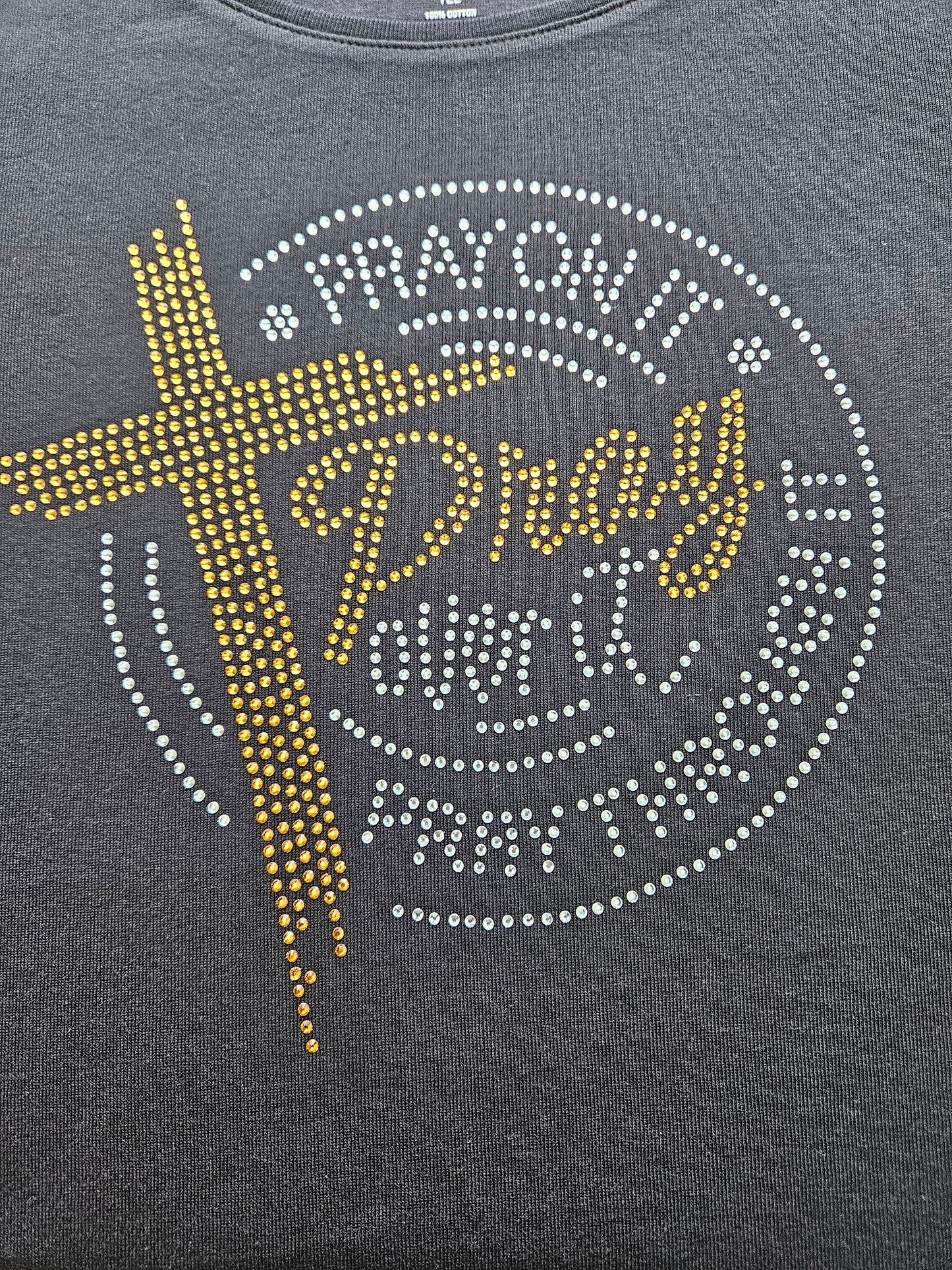 Pray On It Rhinestone Tee