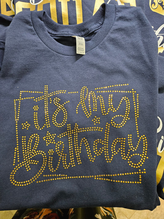It's My Birthday Rhinestone