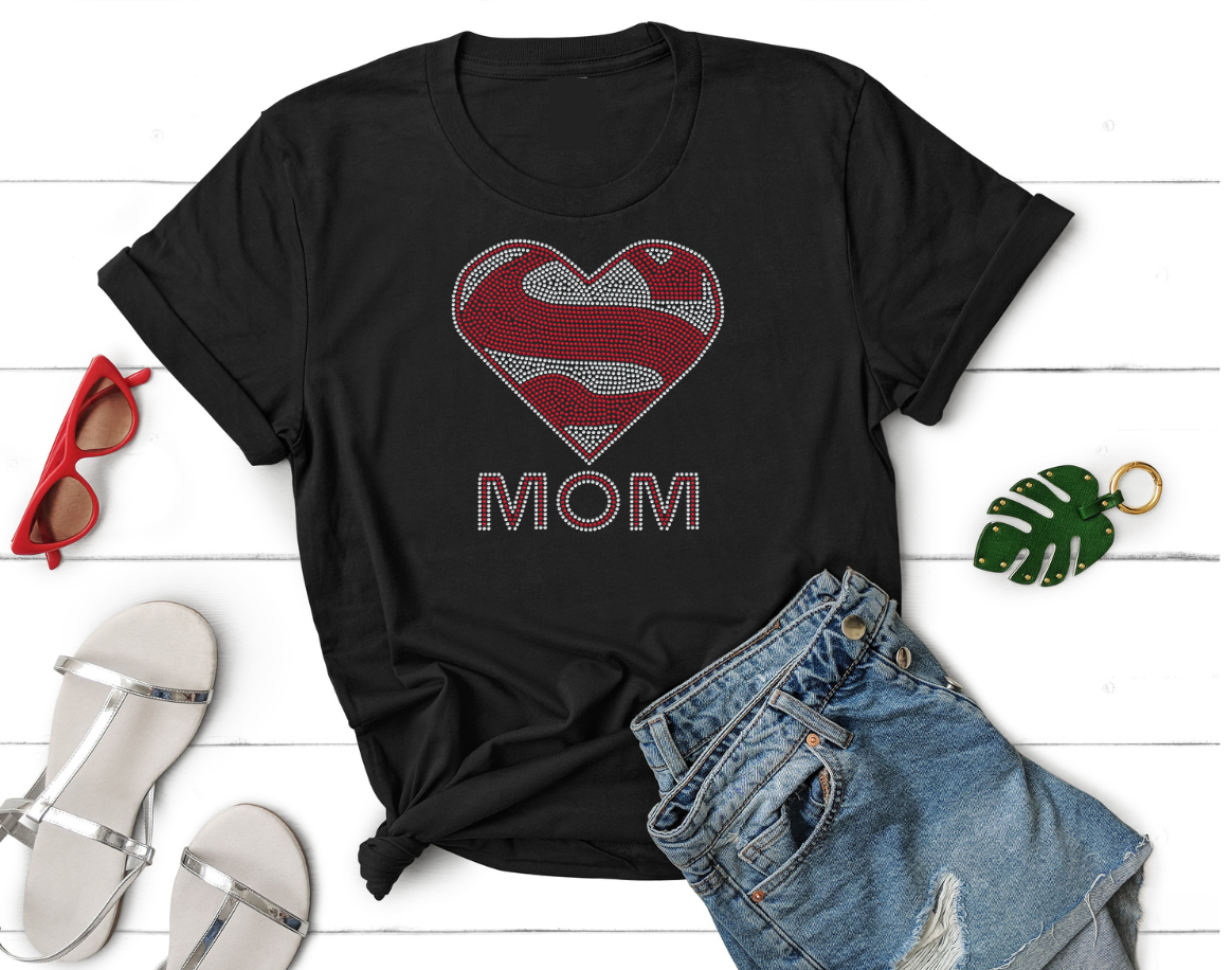 Super Mom Rhinestone