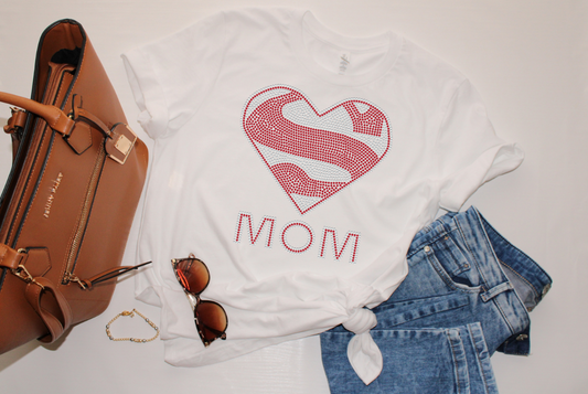Super Mom Rhinestone