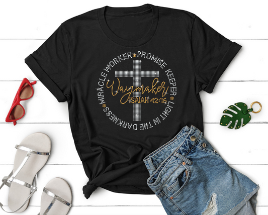 *NEW*Miracle Worker Rhinestone Premium Tee