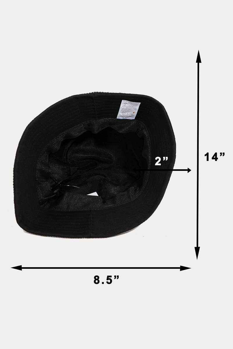*NEW*Rhinestone Studded Bucket Hat