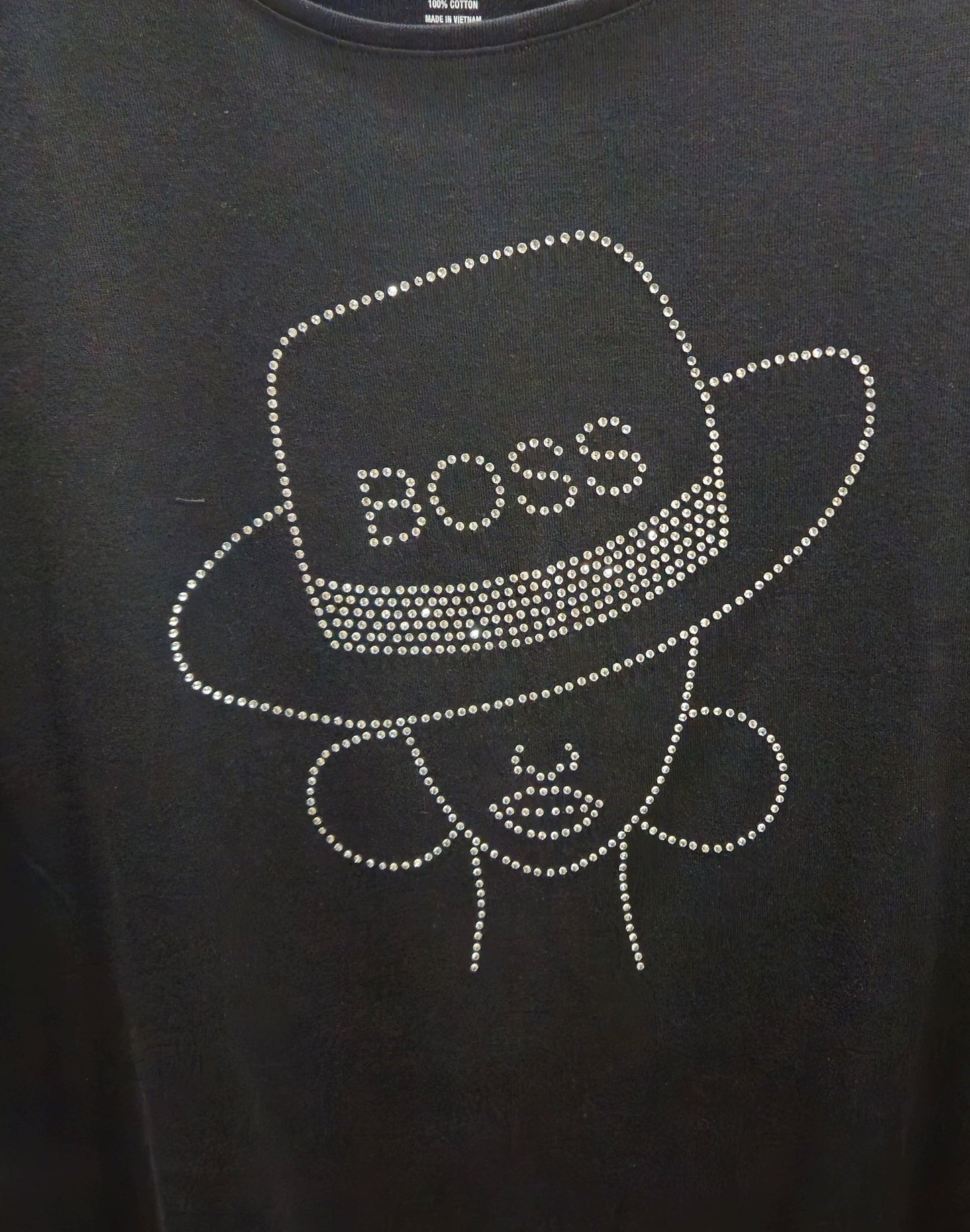 *NEW*Boss Rhinestone Tee