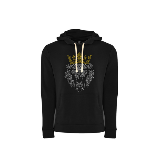 *NEW* MEN'S RHINESTONE HOODIE FIERCE KING