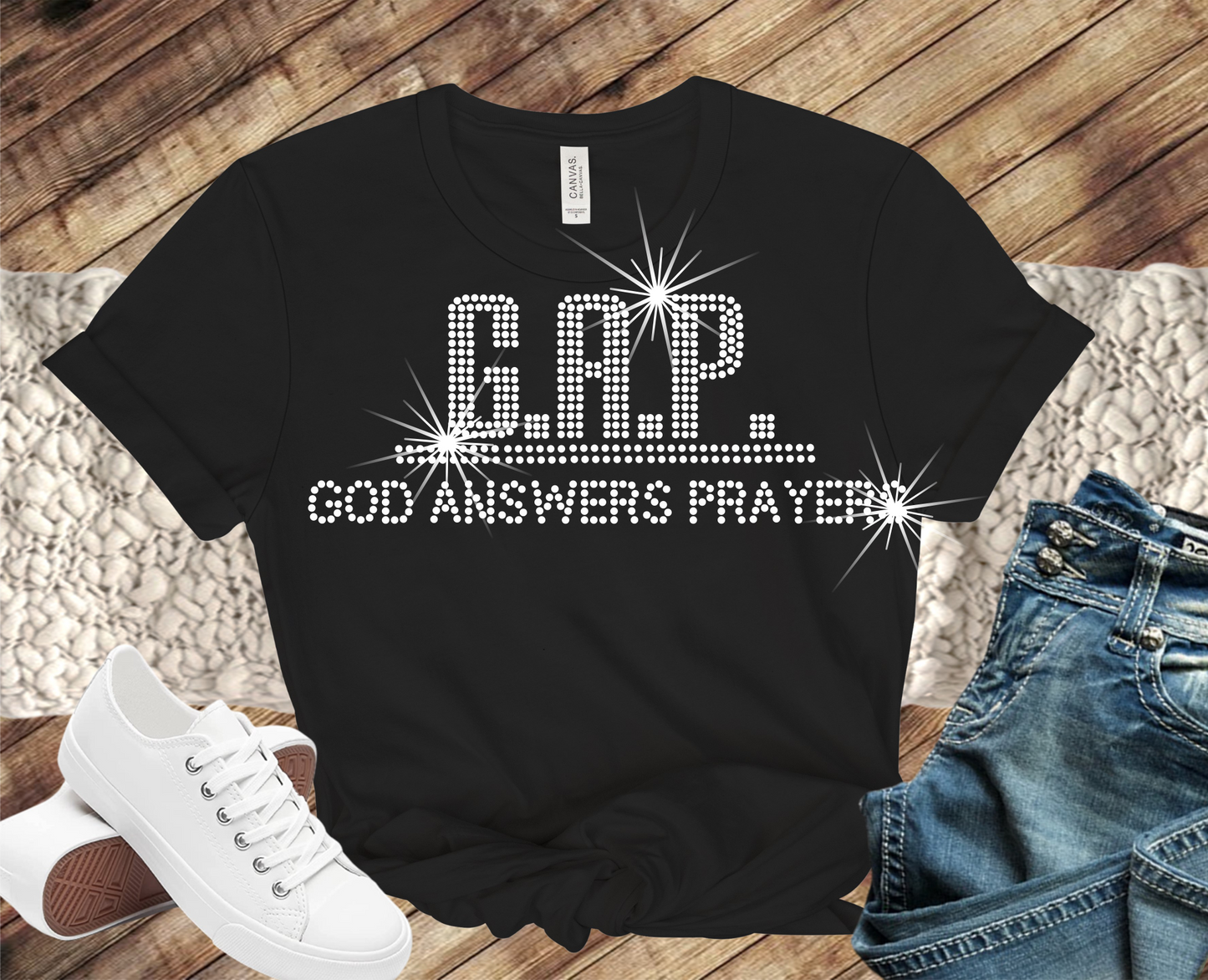 *NEW* GAP God Answers Prayers-Black