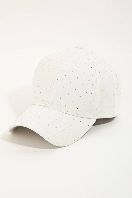 *NEW*Rhinestone Studded Six Panel Cap